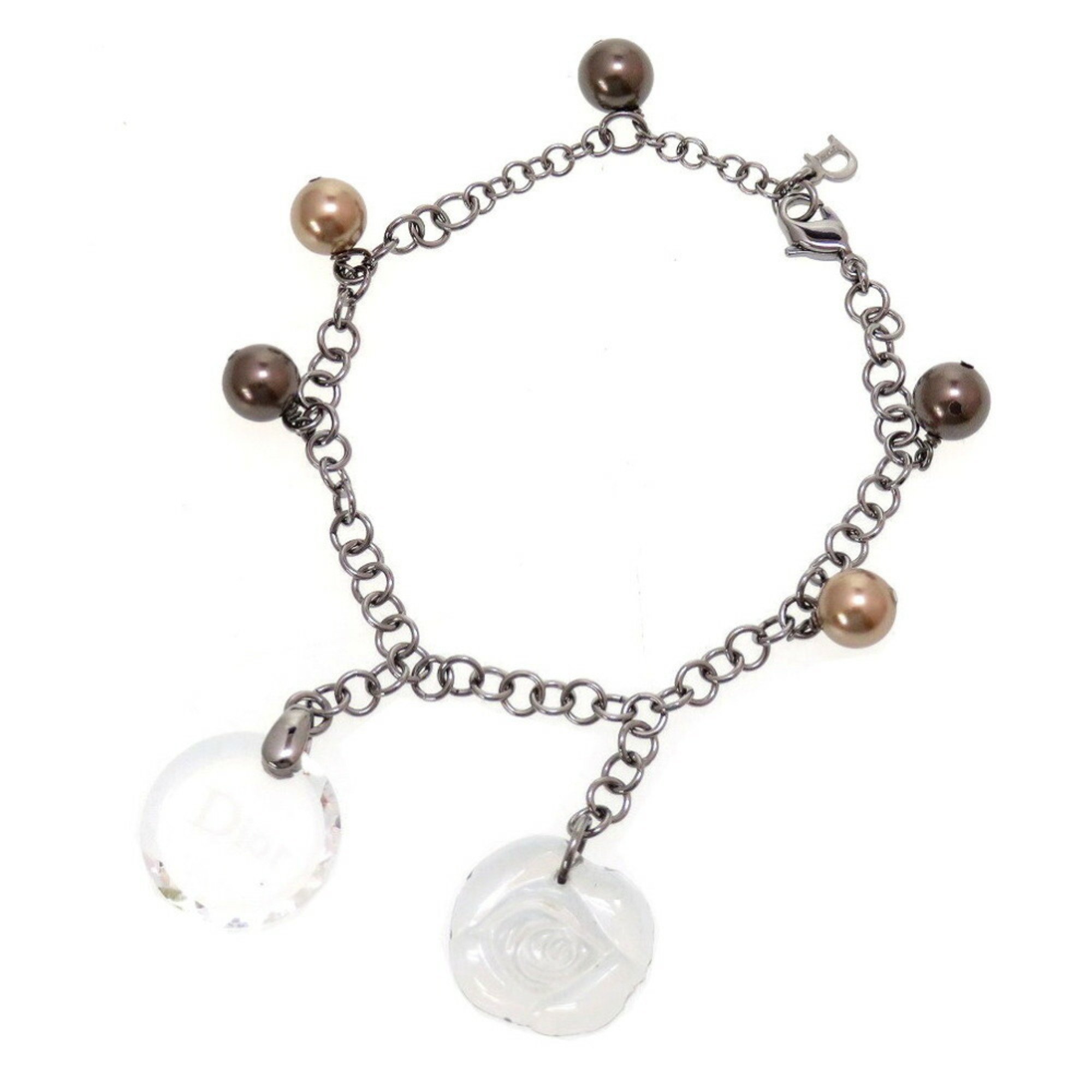 Bracelet Dior en métal argenté bijou authentique